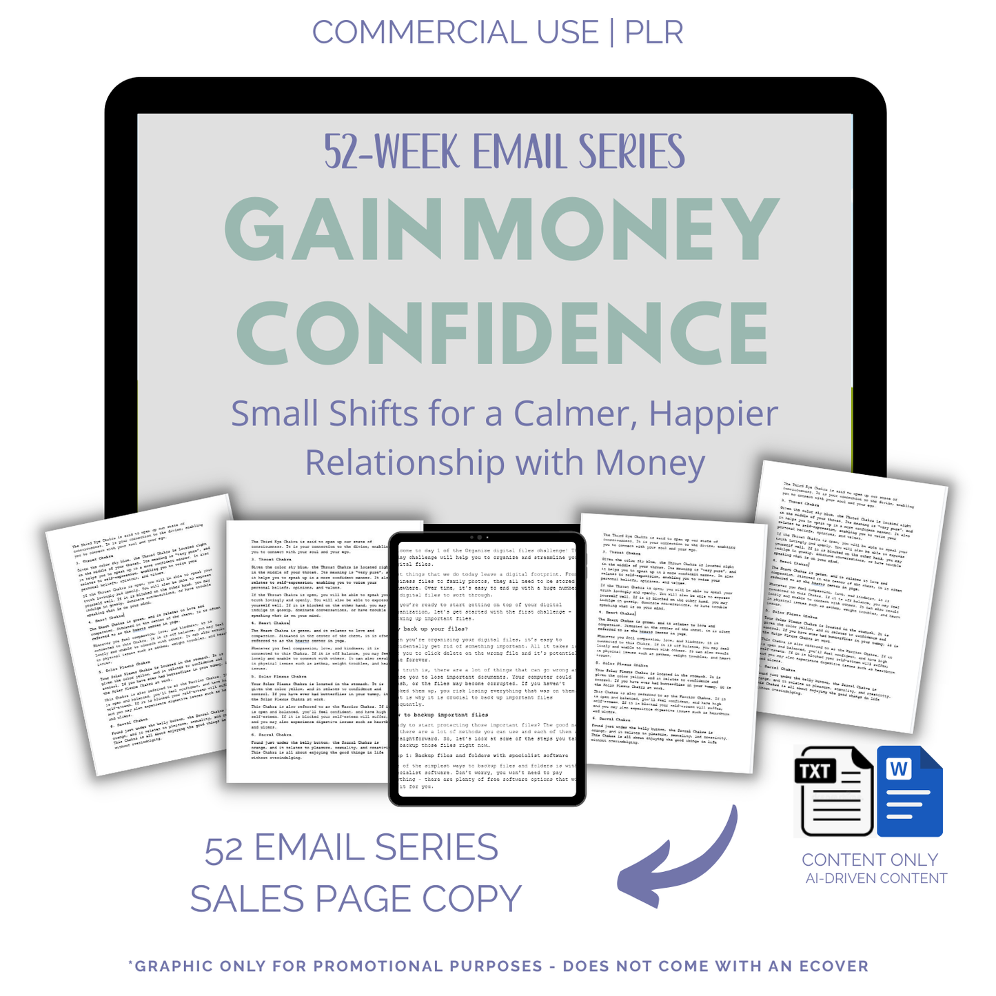 52-Week Money Confidence PLR Series – Editable Email Content