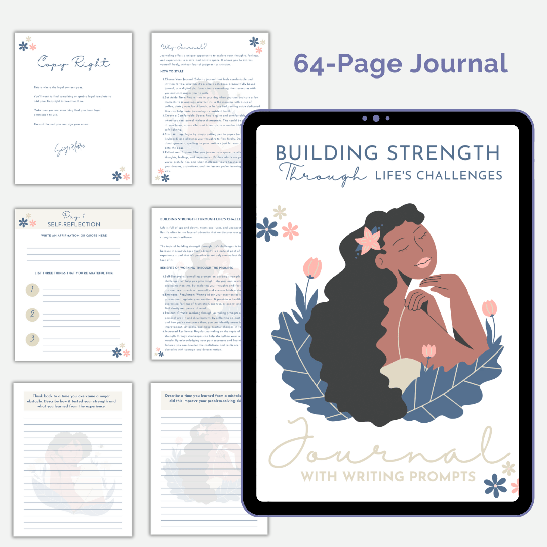 LIMITED: Done-For-You Journal With Prompts: Building Strength