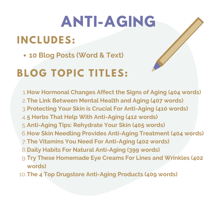 DFY Content: Anti-Aging Vol 1