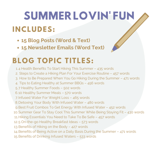 DFY Content: Summer Lovin' Fun