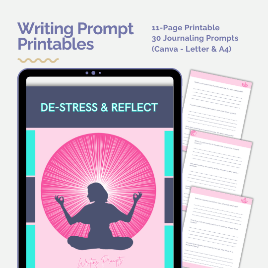 Stress Reduction Journal PLR Bundle – Editable DFY Journals With Prompts (3-Pack)