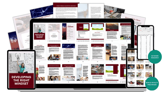 Done-For-You Report & eCourse: Developing the Right Mindset