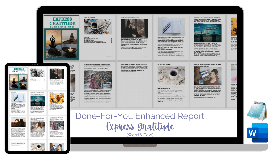 Done-For-You Blog Series & Marketing Kit: Express Gratitude During Hard Times