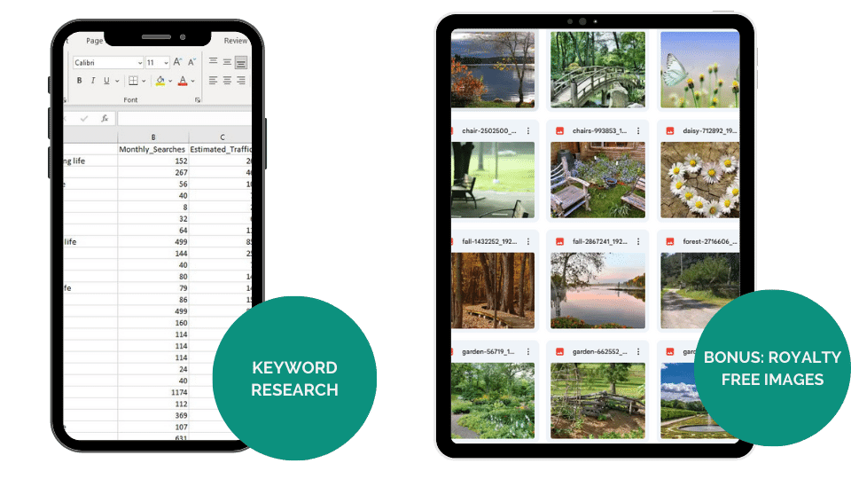 Healing Gardens Blog Series PLR – Editable Canva Report + Marketing Kit