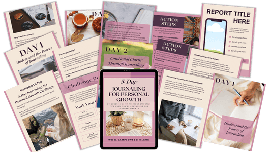 Done-For-You Challenge: Journaling For Personal Growth