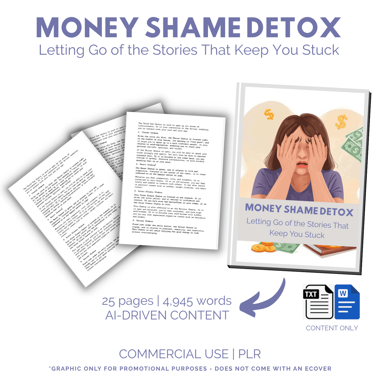 Money Shame Detox – Editable AI-Driven PLR Report to Help Your Audience Release Guilt and Rebuild Confidence Around Money