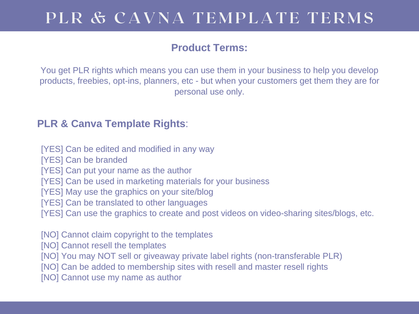 Goal PLR & Canva Template Bundle