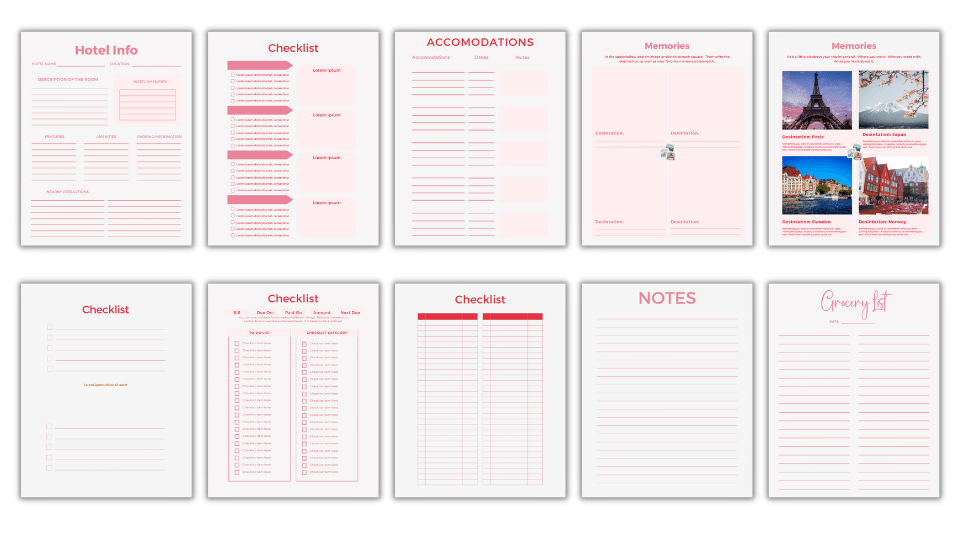 Canva Template: Trekker Tidbits Planner