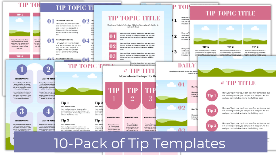 Blooming Wonders eBook Canva Template