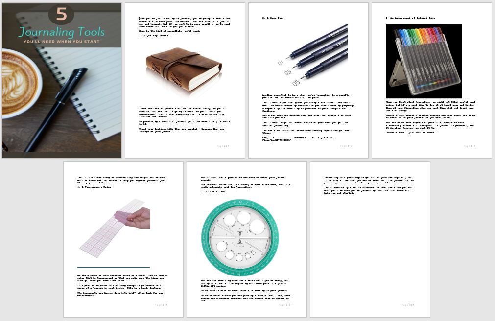 Done-For-You Blog Series & Marketing Kit: Self-Discovery With Journaling