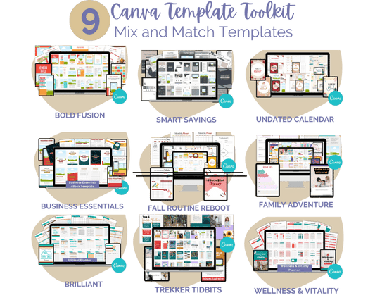CANVA TEMPLATE TOOLKIT BUNDLE 2023