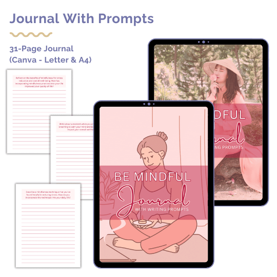 DFY Journal With Prompts BUNDLE: Harmony and Healing Collection