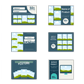 Blue Splash Product Listing Canva Template Mockups