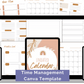 CANVA TEMPLATE TOOLKIT: UNDATED CALENDAR
