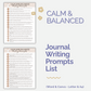 DFY Journal With Prompts BUNDLE: Harmony and Healing Collection