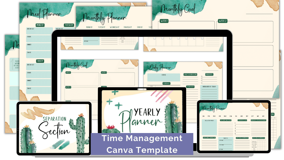 CANVA TEMPLATE TOOLKIT: UNDATED CALENDAR
