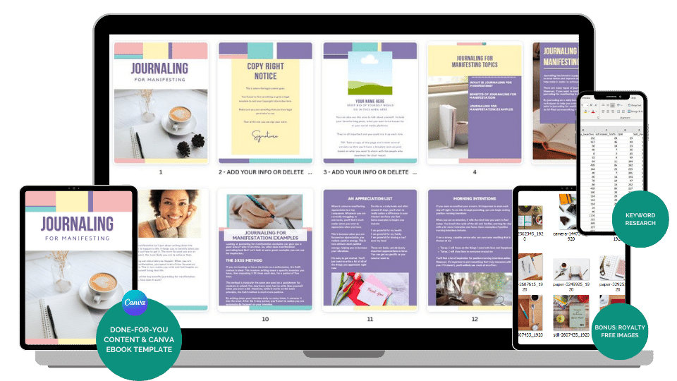 DFY Content: Journaling For Manifesting Report