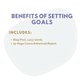 DFY Content: 8 Benefits of Setting Goals (LIMITED PLR)