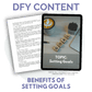 DFY Content: 8 Benefits of Setting Goals (LIMITED PLR)