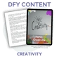 DFY Content: Creativity