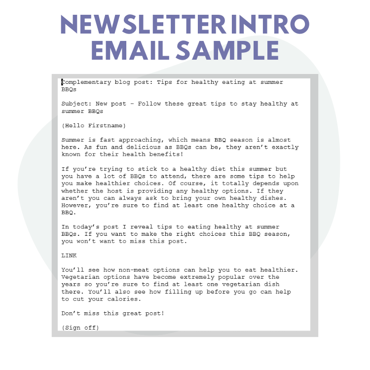 DFY Content: Healthy Summer Meal Ideas