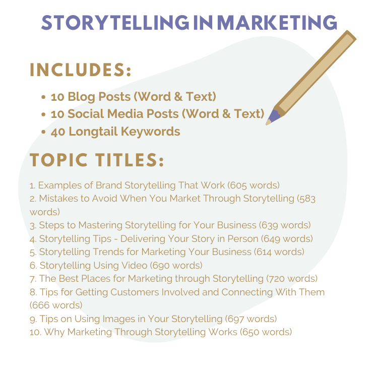 DFY Content: Storytelling in Marketing