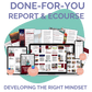 Done-For-You Report & eCourse: Developing the Right Mindset