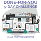 Done-For-You Challenge: Create an Email Nurture Sequence