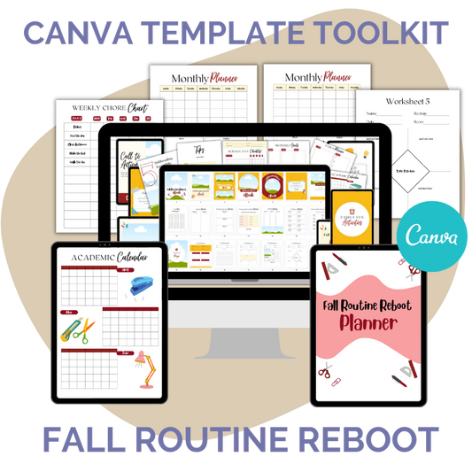 CANVA TEMPLATE TOOLKIT: FALL ROUTINE REBOOT