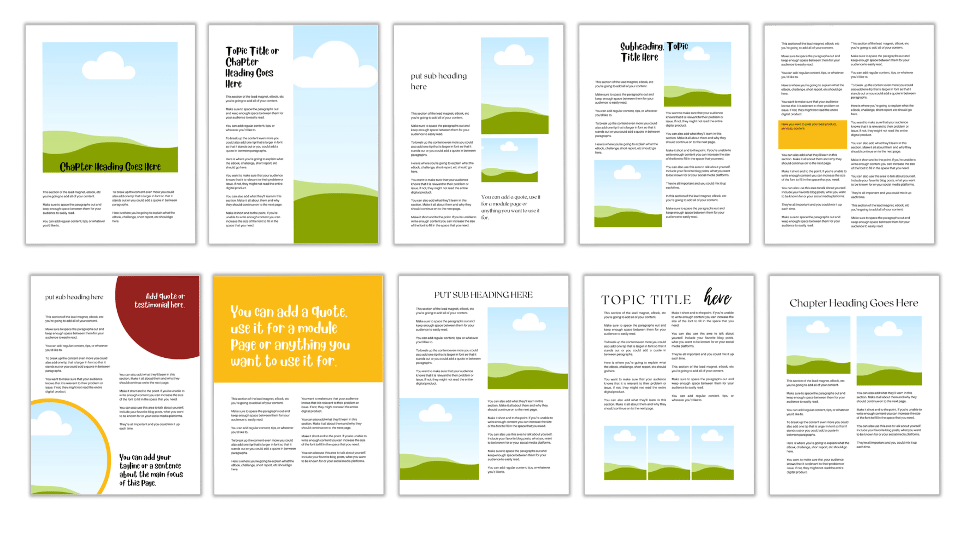 CANVA TEMPLATE TOOLKIT: FALL ROUTINE REBOOT