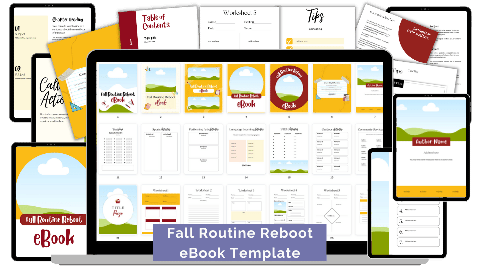 CANVA TEMPLATE TOOLKIT: FALL ROUTINE REBOOT