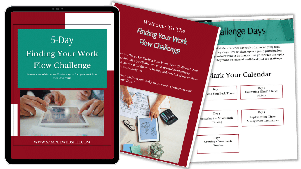 Done-For-You Challenge: Finding Your Work Flow