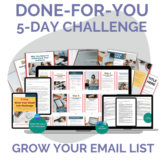 Done-For-You Challenge: Build Your Email List