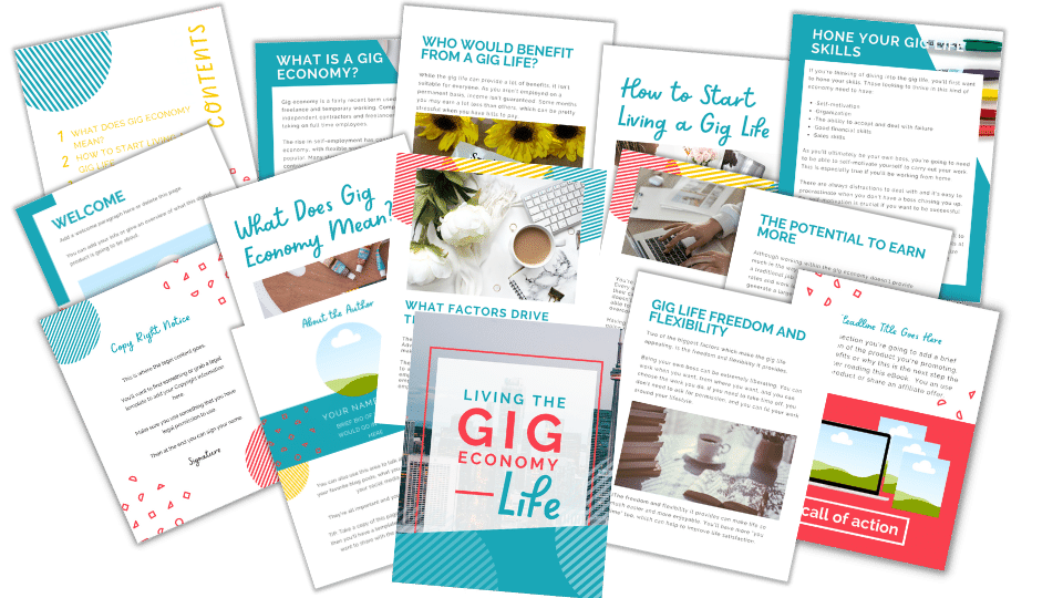 Done-For-You Blog Series & Marketing Kit: Gig Life Economy