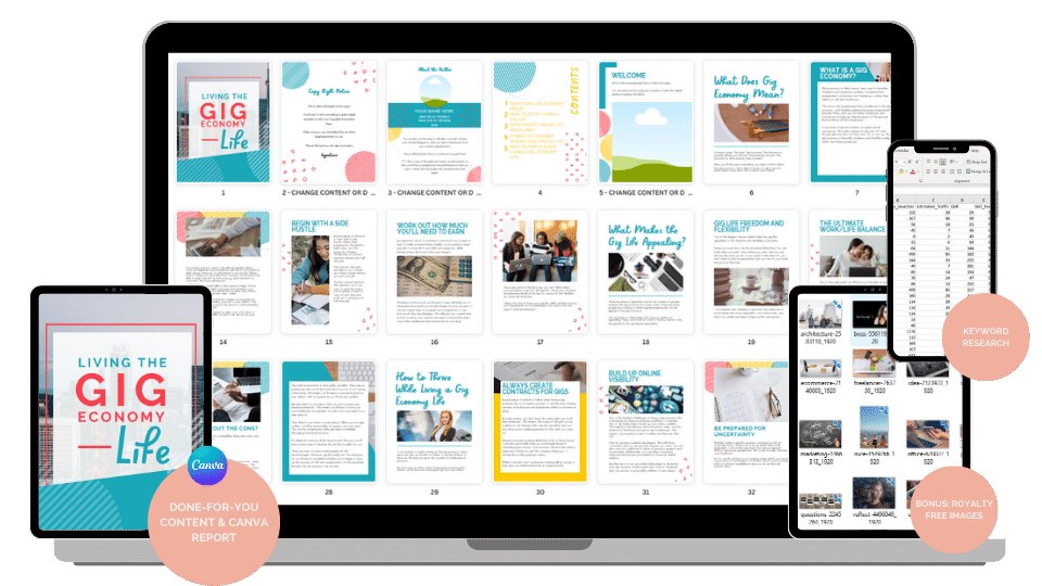 Done-For-You Blog Series & Marketing Kit: Gig Life Economy