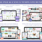 Goal PLR & Canva Template Bundle