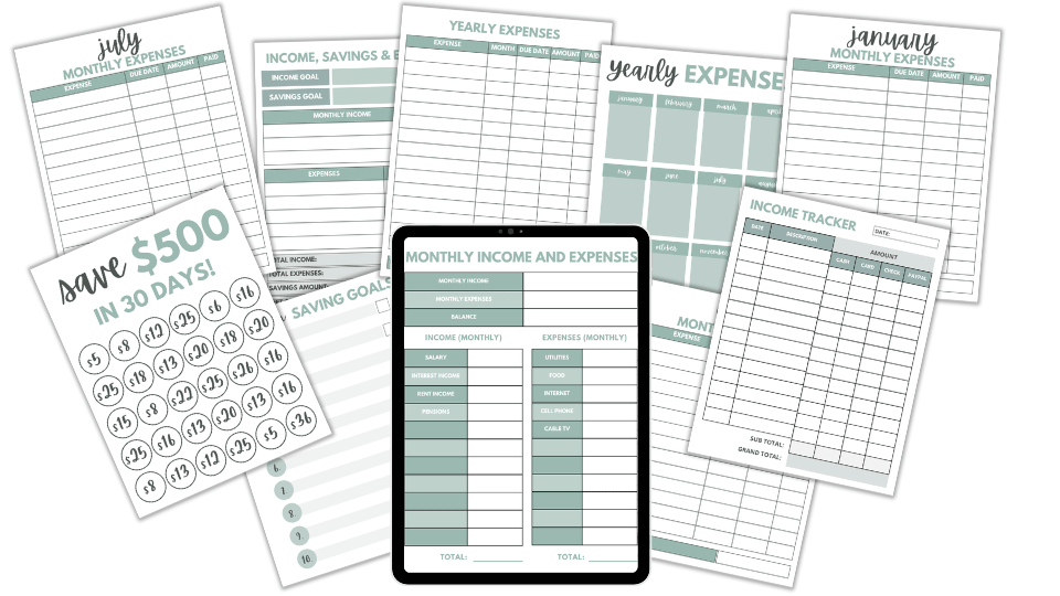 Canva Template: Harmony Financial Planning Pages