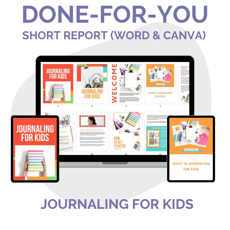 Done-For-You List Builder Starter Pack: Journaling For Kids