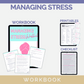 Stress Reduction PLR Triple Bundle – Editable Canva Journals, Workbook + Challenge