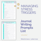 Stress Reduction Journal PLR Bundle – Editable DFY Journals With Prompts (3-Pack)