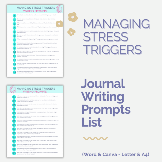 Stress Reduction Journal PLR Bundle – Editable DFY Journals With Prompts (3-Pack)