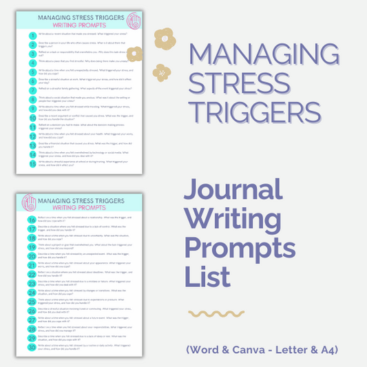 Stress Reduction Journal PLR Bundle – Editable DFY Journals With Prompts (3-Pack)