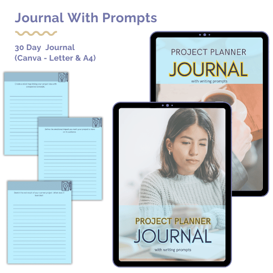 DFY Journal With Prompts BUNDLE: Creative Clarity Collection