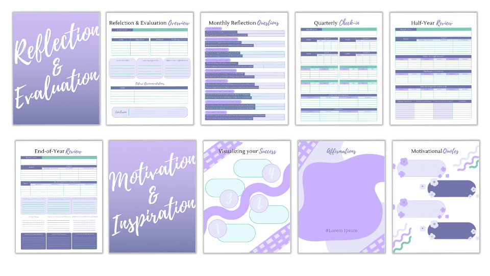 Canva Template: Goal Planning Planner