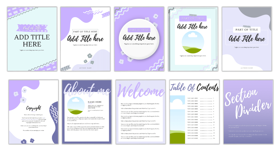 CANVA TEMPLATE TOOLKIT: POSITIVE ASPIRATION