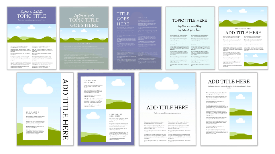 CANVA TEMPLATE TOOLKIT: POSITIVE ASPIRATION