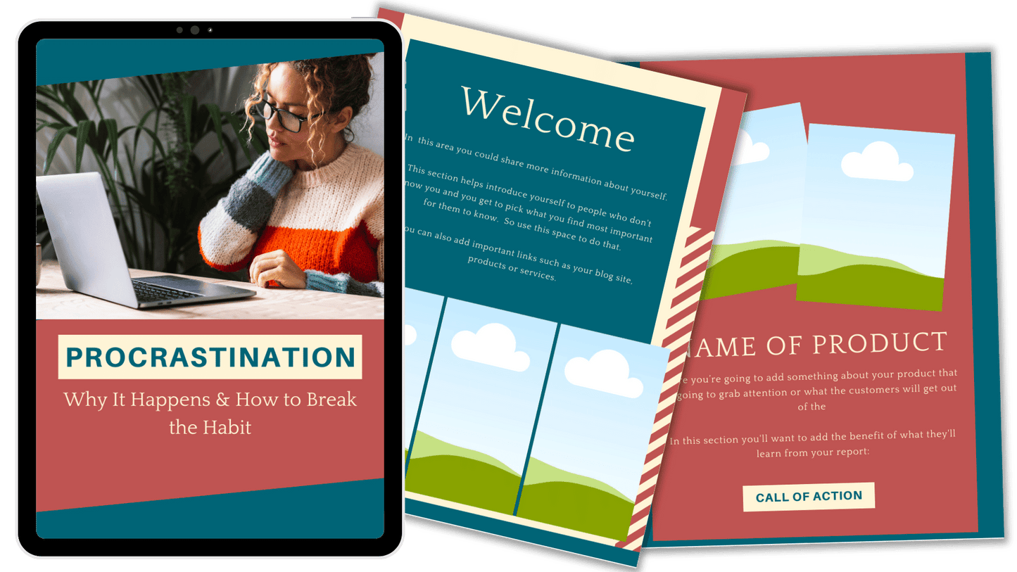 Done-For-You Report & eCourse: Procrastination