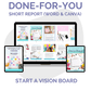 Done-For-You List Builder Starter Pack: Start a Vision Board