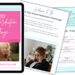 Stress Reduction Challenge PLR – Editable Canva Template + 5-Day Email Content