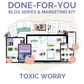 Done-For-You Blog Series & Marketing Kit: Toxic Worry